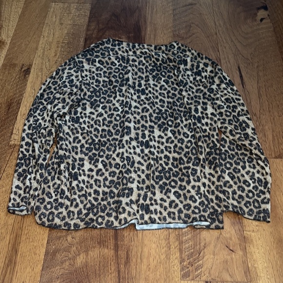 Zara Woman’s Leopard Print Top Size L - Picture 3 of 4